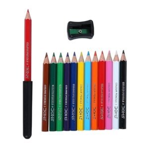 Alternative view of Doms Non-Toxic Half Size Colour Pencil Set in Cardboard Box (12 Assorted Shades x 3 Set) (Model: DM3443P10)