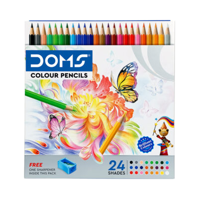 DOMS 24 Shades Color Pencils | Hexagonal Shaped Body For Co…