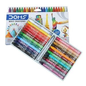 Alternative view of DOMS Non-Toxic Extra Long Wax Crayon Set in Cardboard Box (24 Assorted Shades x 3 Set)