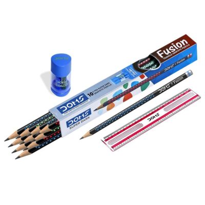 Doms Fusion Xtra Super Dark Pencil Box Pack | Dark and Neat…