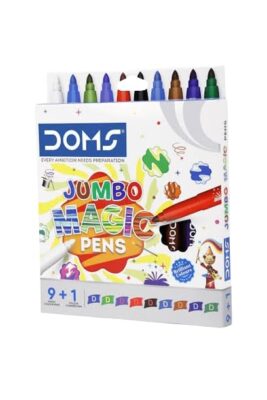 Doms Jumbo Magic Sketch Pens| 9 Magic Colour Pens+1 Colour …