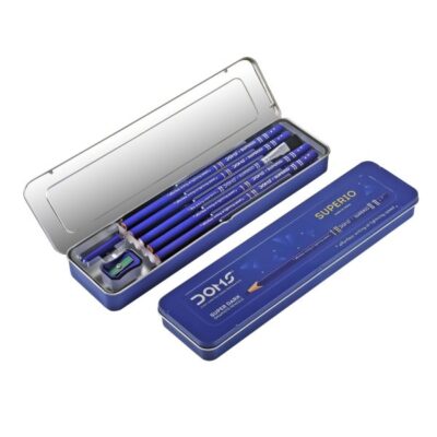 Doms Superio Super Dark HB/2 Graphite Pencil Tin Box Pack |…