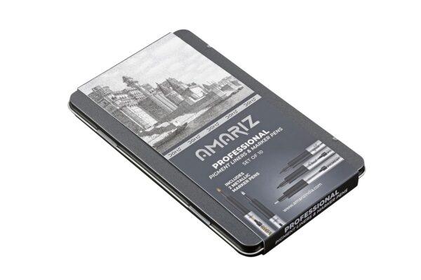 AMARIZ Doms Pigment Fine Point Liner and Marker Set Of 10, …