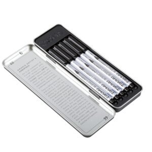 AMARIZ Doms Pigment Fine Point Liner Set Of 5, Black