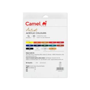Artist Acrylic Colours 14 Shades x 20ml