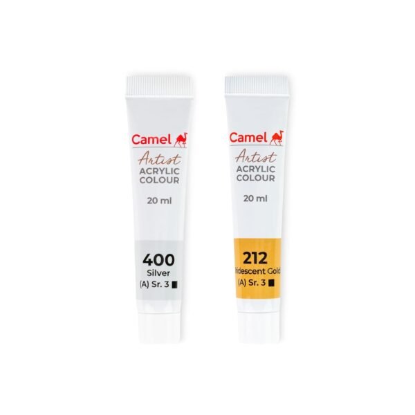 Artist Acrylic Colours 14 Shades x 20ml - Image 3