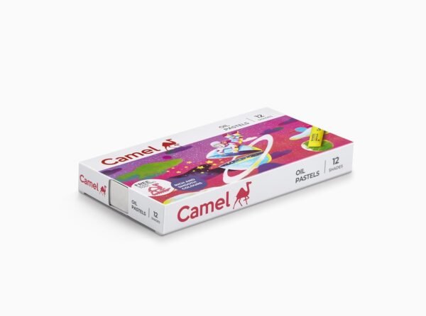 Camel 4329538 Oil Pastel, Assorted, 12 Pieces