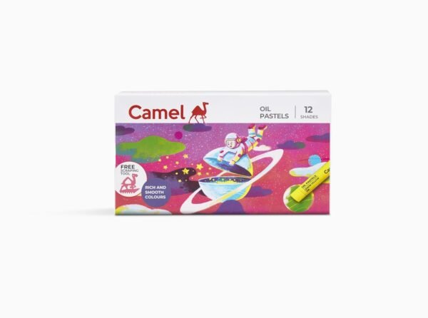 Camel 4329538 Oil Pastel, Assorted, 12 Pieces - Image 2