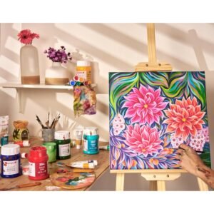 Alternative view of Camel 805721 Kokuyo Acrylic Color Box - 9ml Tubes, 12 Shades