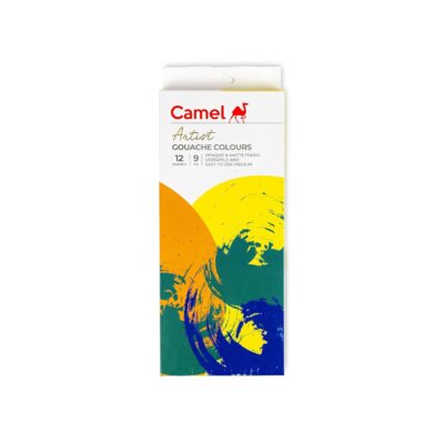 Camel Artist Gouache Colours Assorted Pack of 12 Shades, 9m…