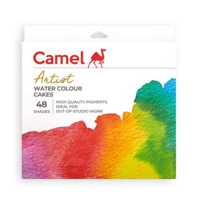 Camel Artist Water Colour Cakes – 48 Assorted Shades | Rich…