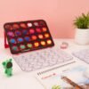 Camel ColorPad Watercolor Cake with Paint Brush | 24 Shade Set | Vibrant Colors | Portable Design for Outdoor Art & Competitions | Ideal for Students