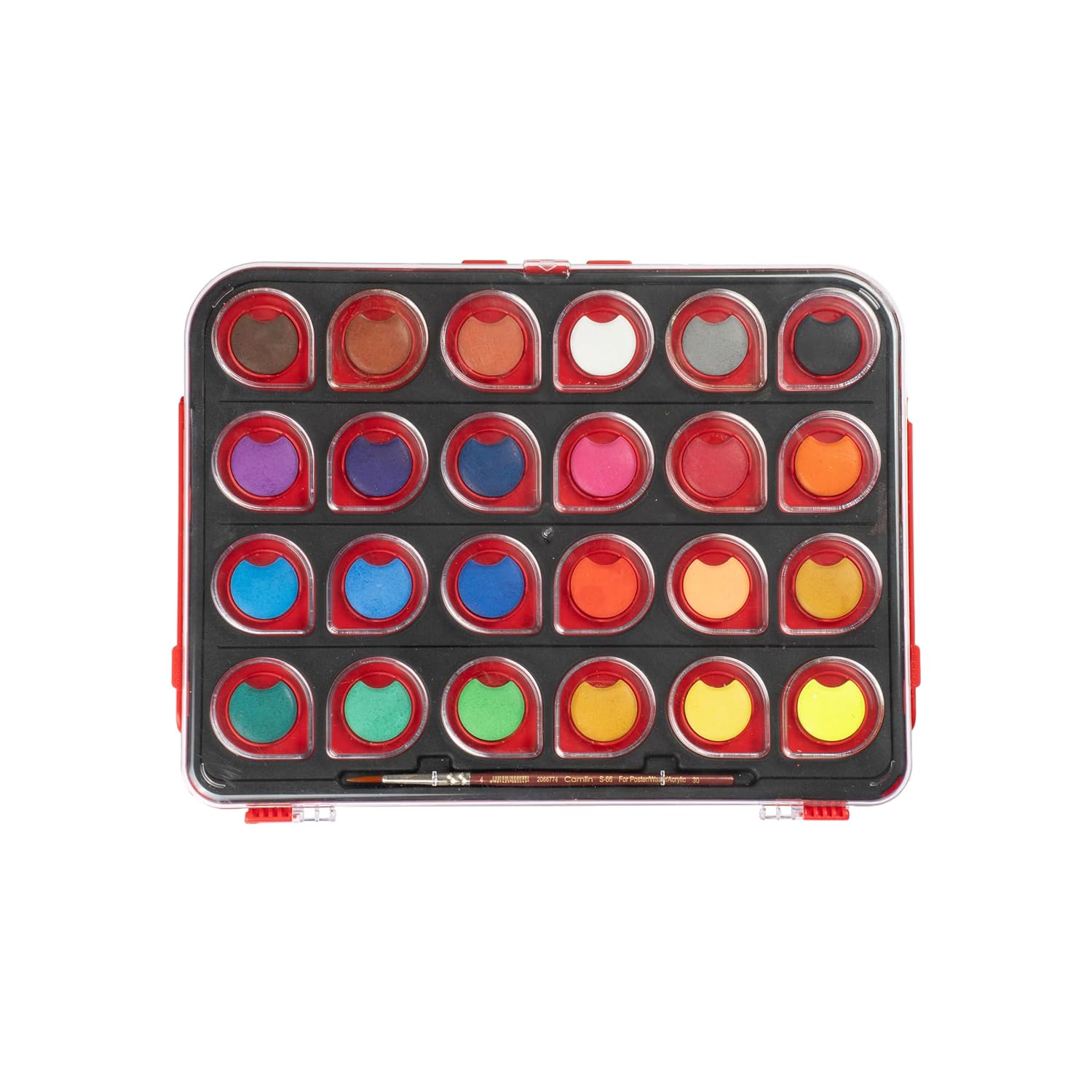 Camel ColorPad Watercolor Cake with Paint Brush | 24 Shade Set | Vibrant Colors | Portable Design for Outdoor Art and Competitions | Ideal for Students - Image 6