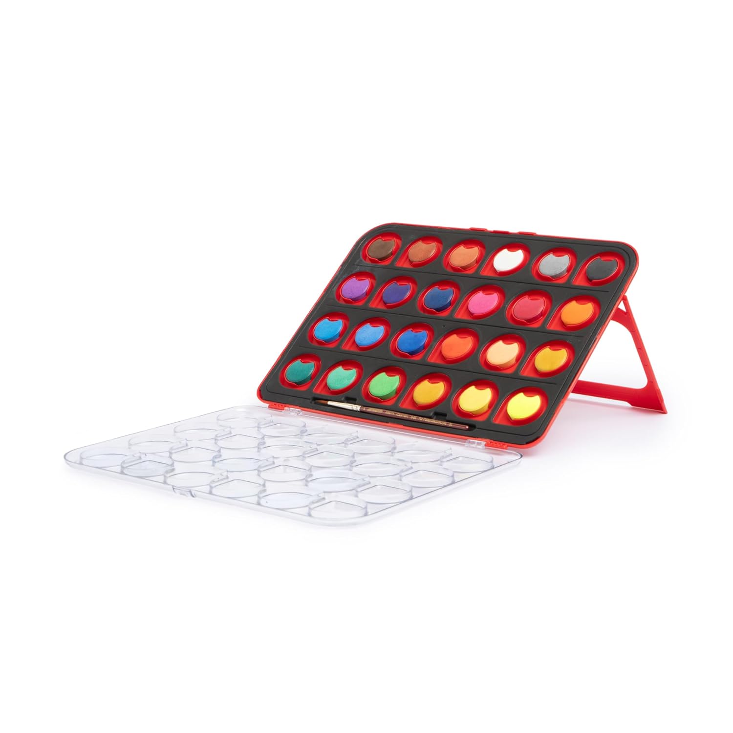 Camel ColorPad Watercolor Cake with Paint Brush | 24 Shade Set | Vibrant Colors | Portable Design for Outdoor Art and Competitions | Ideal for Students - Image 7