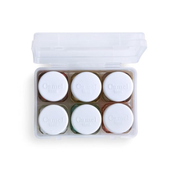 Camel Fabrica Acrylic Metallic Color - 10ml each, 6 Shades - Image 6