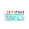 Camel Kokuyo Extra Long Wax Crayons, Gold, Silver, Pack Of 24 Shades