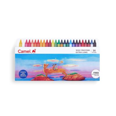 Camel Kokuyo Extra Long Wax Crayons, Gold, Silver, Pack Of …