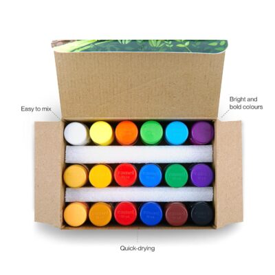 Camel Kokuyo Multicolor Pack Of 18 Shade Bottles 10Ml Each,…
