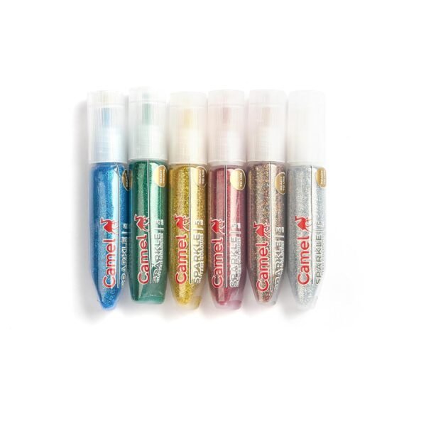 Camel Kokuyo Sparkle Color - 5Ml Each, Multi Finish, 6 Shades - Image 5