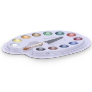 Alternative view of Camel Kokuyo Student Water Color Cakes - 12 Shades