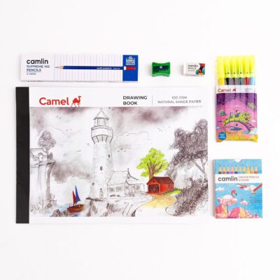 Camel Plastic Art Kit, Multicolor