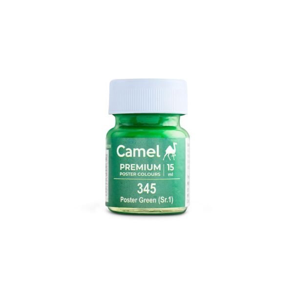 Camel Premium Poster Colour with Brush - 20 Shades (Multicolor) - Image 6
