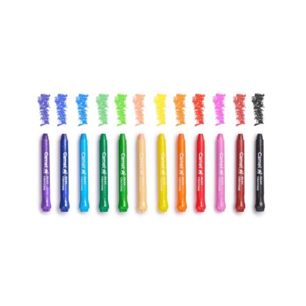 Camel Silky Crayons 12 Shades - Image 3