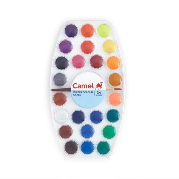 Camel Student 24-Shade Water Color Paint Cake Set - Image 2