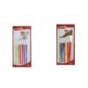 Camlin Champ Flast Brush Set - Pack of 7 (Multicolor) & Camlin Champ Round Brush Set - Pack of 7 (Multicolor)