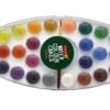 Camlin Kokuyo Water Color Cake 24 Shade Plastic Box,Multicolor,Pack of 1