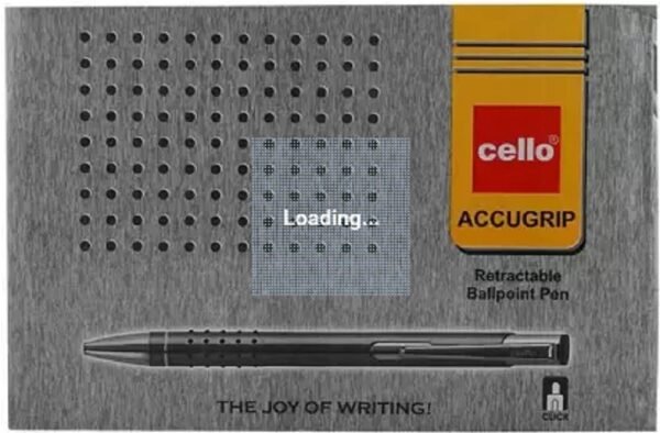 Cello Accugrip Blue Ball Pen (Pack of 5) - Image 2