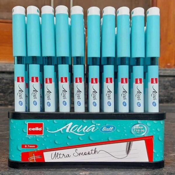 Cello Aqua Ball Pen Stand Pack OF 50 Pcs, Assorted Colours - Image 3