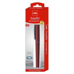 Alternative view of Cello Aqua Blue Gel Pen Jar of 25 Units Freeflo Roller Pen - Pack of 10 (Blue)