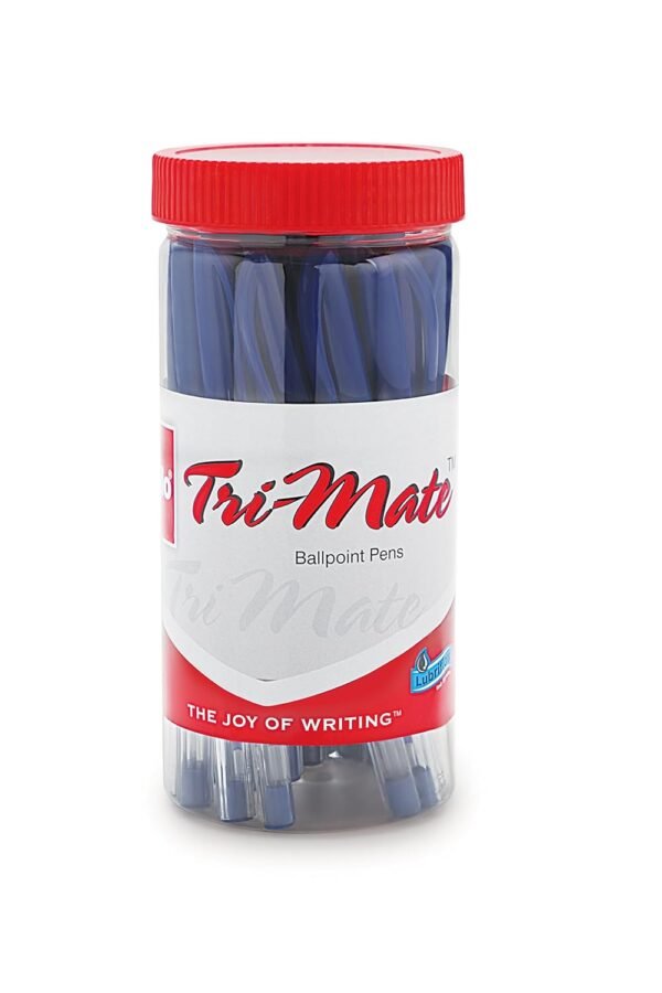 Cello Bling Pastel Ball Pen | Blue Ball Pen | Jar of 25 Units Trimate Ball Pen Jar | Jar of 25 Units | Blue Ball Pens