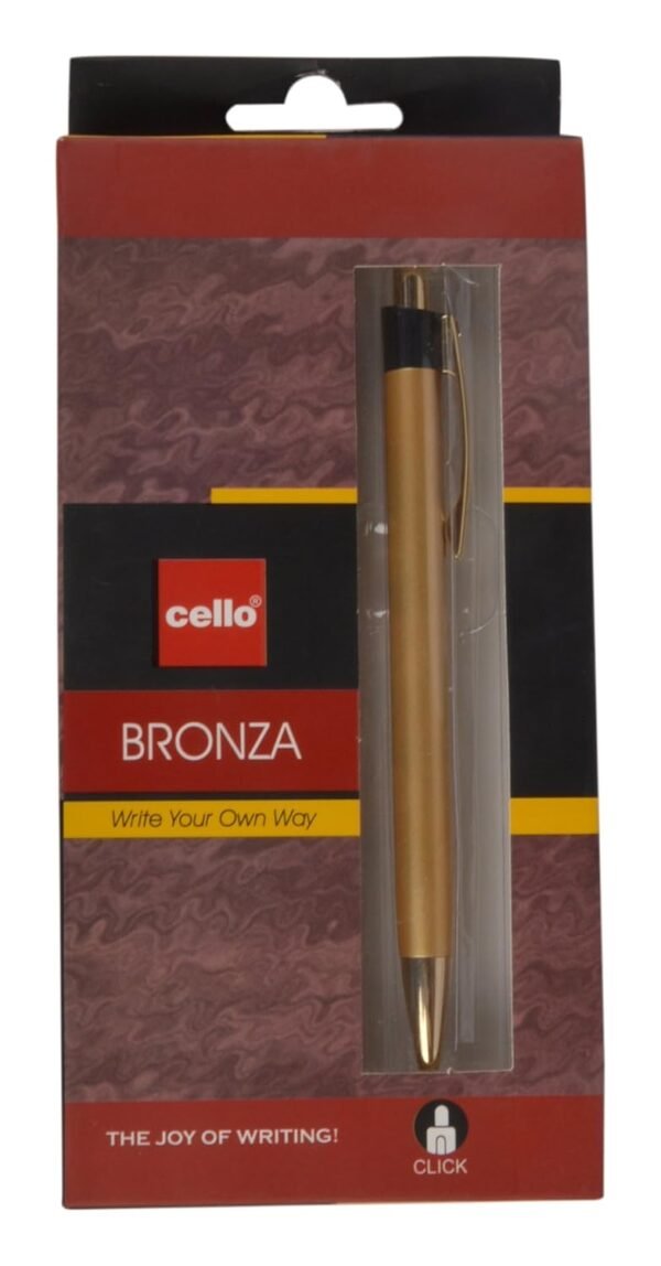 Cello Bronza Ballpoint Pen,Pack Of 2,Blue - Image 3