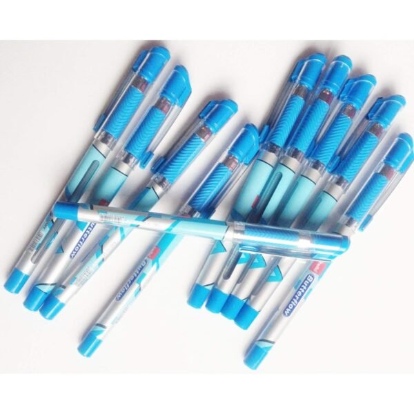 Cello Butterflow Ballpoint Pen Blue Pack of 10 - Image 3