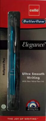 Cello Butterflow Elegance Ball Pen (Pack Of 5),Blue