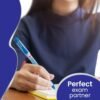Cello Butterflow Simply Ball Pen Set | Pack Of 100 Ball Pens | Smooth Writing Experience | For School And Office Use | Best Pen For Exams - Blue