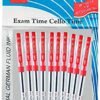 Cello Butterflow Simply Ball Pen Technotip Ball Pen Set, Red, Set of 10