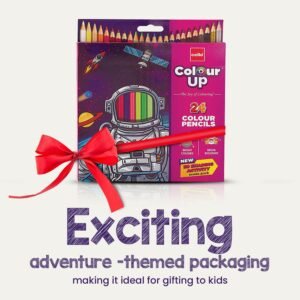 Cello ColourUp Colour Pencils, Multicolored, 24 Color Pencils