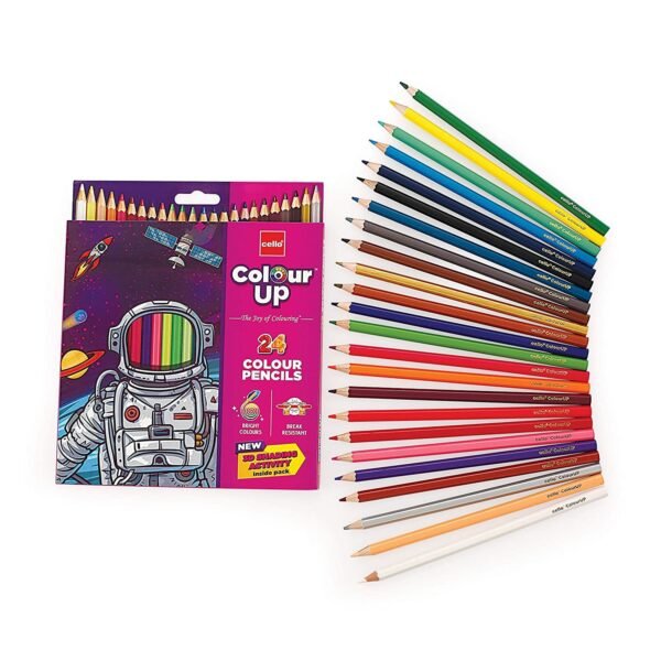 Cello ColourUp Colour Pencils, Multicolored, 24 Color Pencils - Image 4