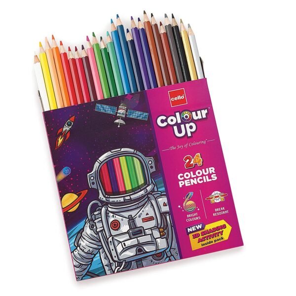 Cello ColourUp Colour Pencils, Multicolored, 24 Color Pencils - Image 6