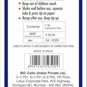 Cello Correct-X Pen Mini (10 Pcs),White