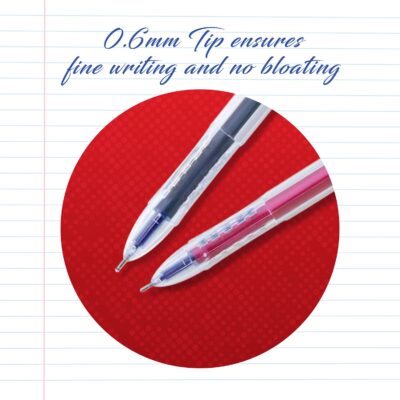Cello Deco Gel Pen | Gel Pens Blue | Jar of 25 Units | Gel …