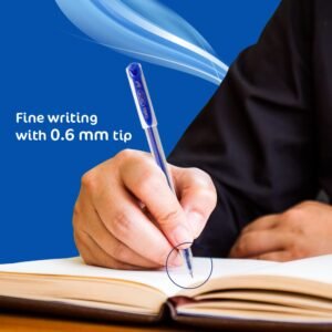 Alternative view of Cello Deco Gel Pen | Gel Pens Blue | Jar of 25 Units | Gel Pens for Students | Pens for Office Use | Gel Pens for Writing | Waterproof Gel Pen Pens (Pack of 2)