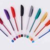 Cello Deco Gel Pen(25 Pens Jar - Blue)| Waterproof Gel Pen Ink For Smudge Free & Smooth Writing & Cello Geltech Fun Glitter Gel Pen(Pack Of 10 Pens In Multicolour Ink)| Glitter Gel Pens For Art Lo