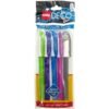 Cello Deco Gel Pens, 5 Count, Blue, Adult, Free,Long Lasting