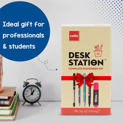 Cello Desk Station, Assorted Office Stationery Items 23 Sta…
