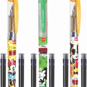 Alternative view of Cello Disney Mickey Fountain Pen - 3 Pen Combo - Multicolor
