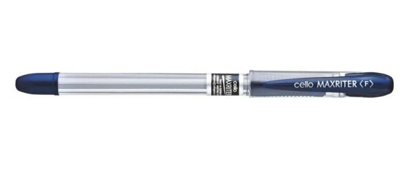 Cello Finegrip Ball Pen (25 Pens Jar - Blue) | Comfortable & Smooth Writing Ball Pens & Cello Maxriter Ball Pen Set (Pack Of 10 Pens - Blue) | Lightweight Ball Pens For Pressure Free & Fin - Image 2